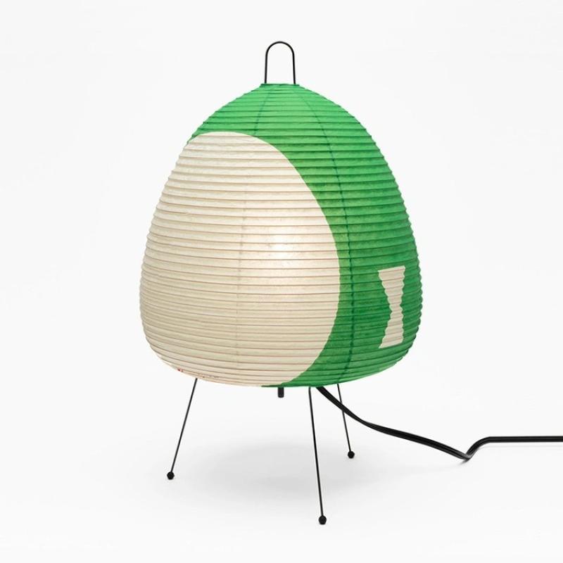 1a table lamp (green lampshade)