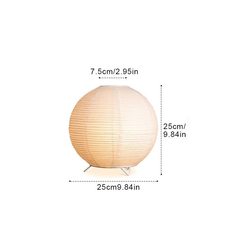 Round water drop table lamp