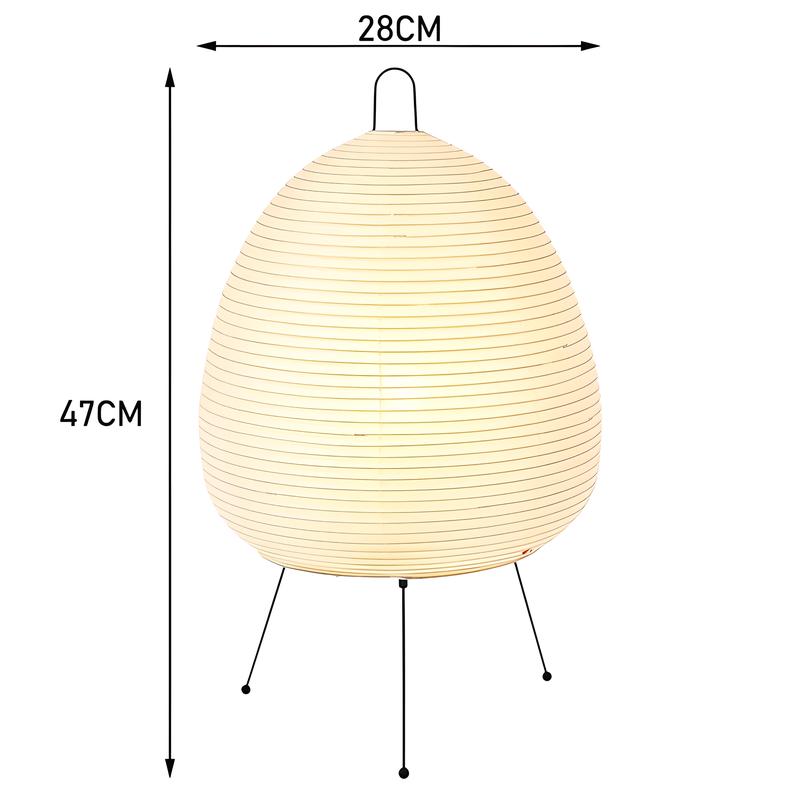 1a table lamp (white lampshade)