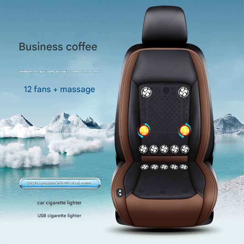 12 fans   massage-brown
