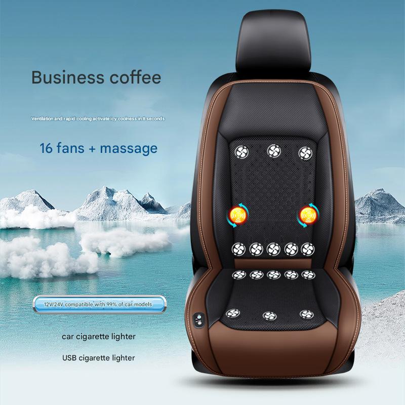 16 fan   massage-brown