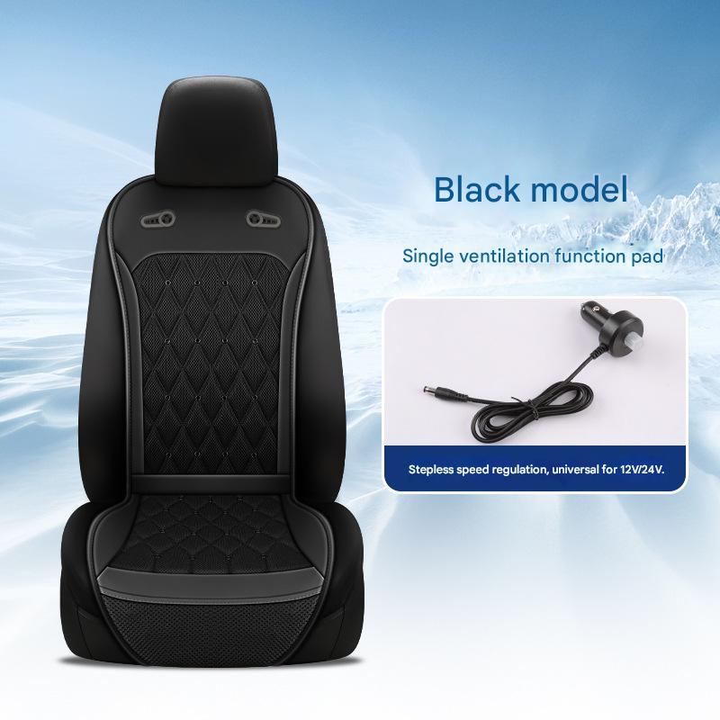 Infinitely speed-adjustable cold air model [common to 12v24v] pure black