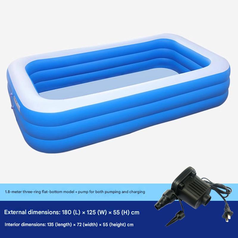 1.8m-3-layer pool with electric pump