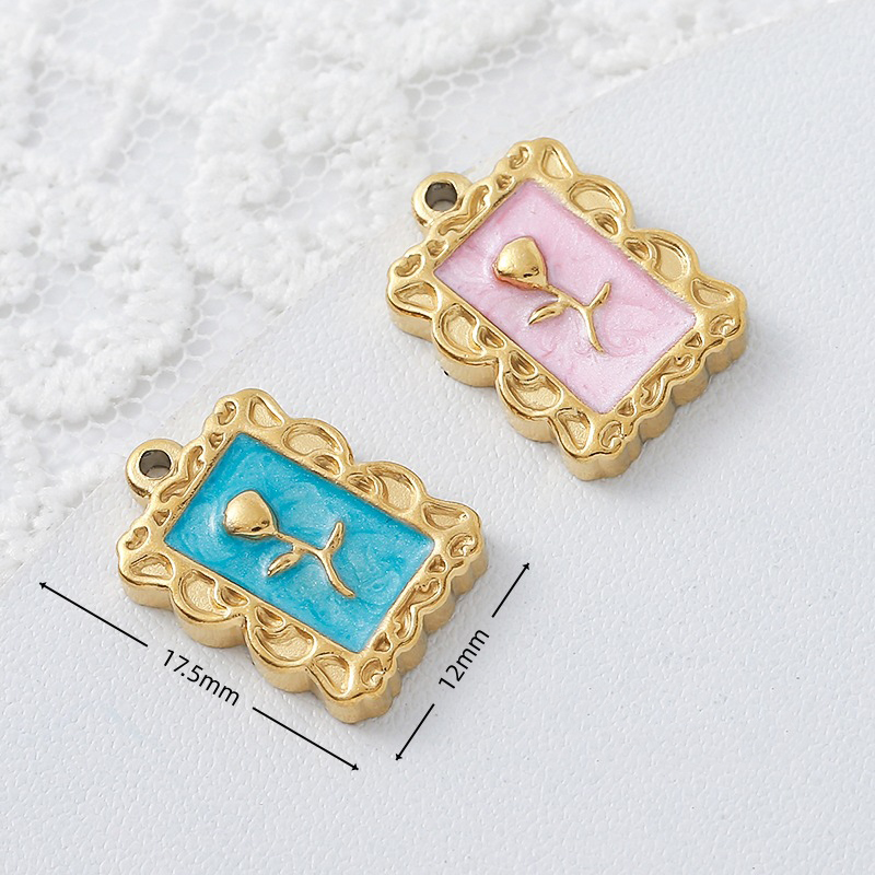 6:Square rose (blue)