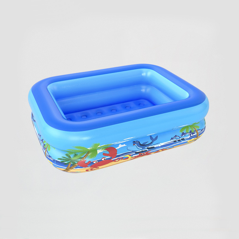 Inflatable 120cm beach two-layer bubble bottom pool