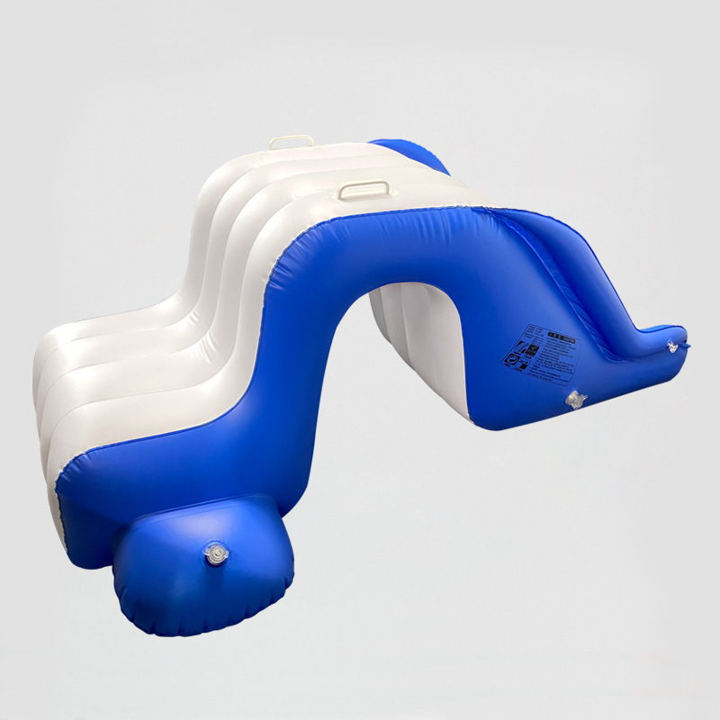 Patented anti-rollover slide blue and white model (without pump)
