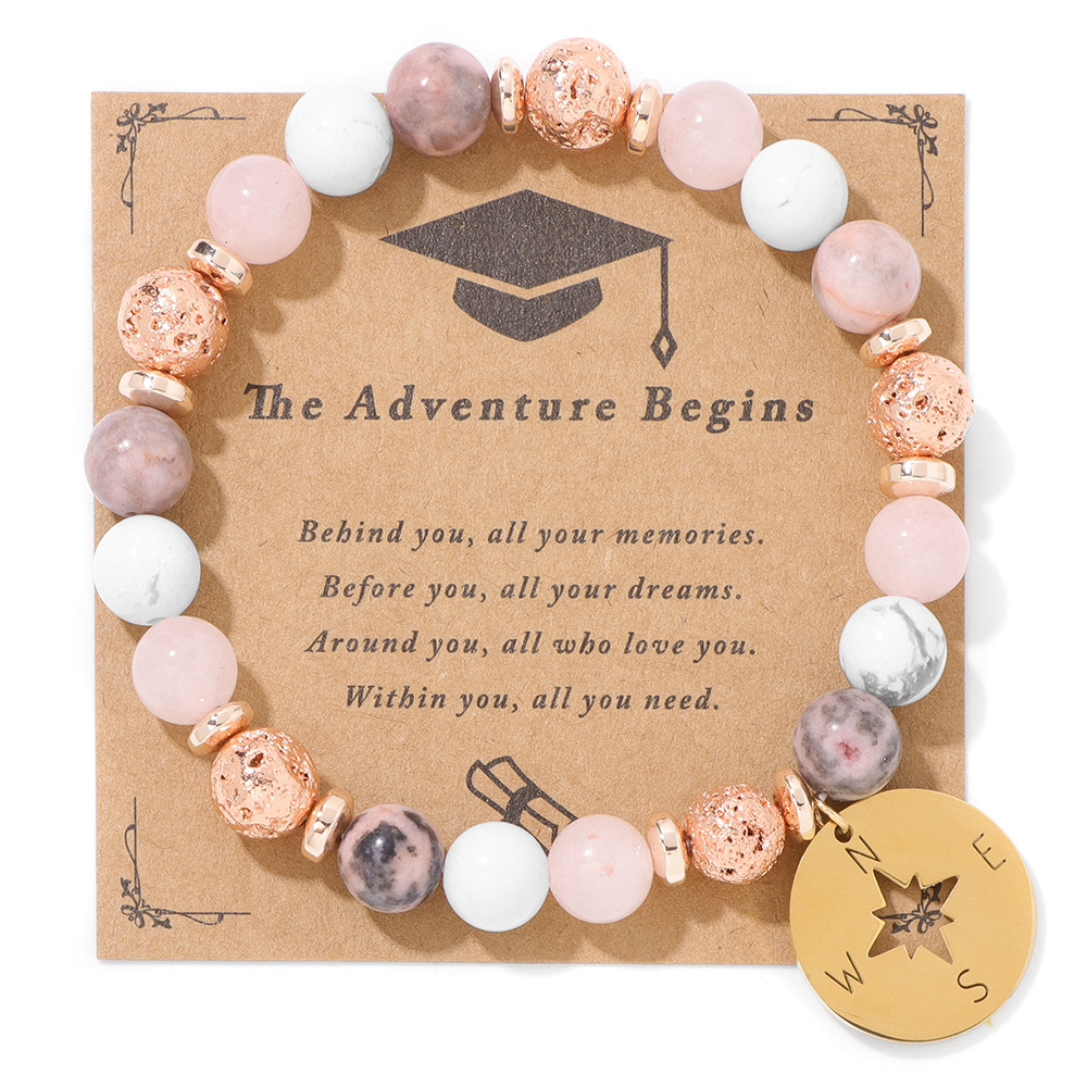 2 Rose quartz pink zebra