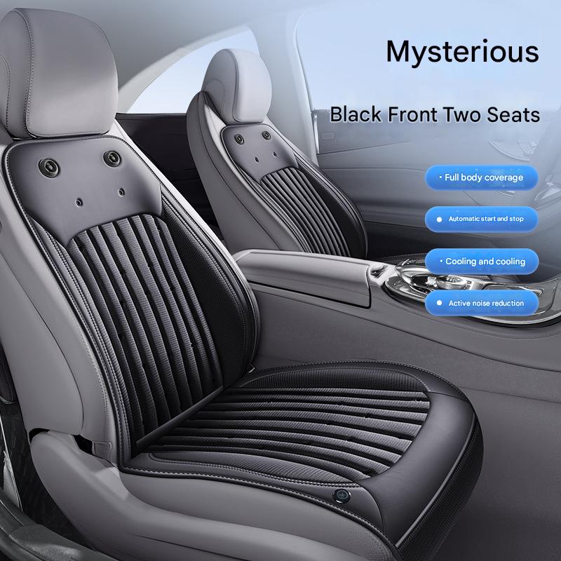 black double-seat