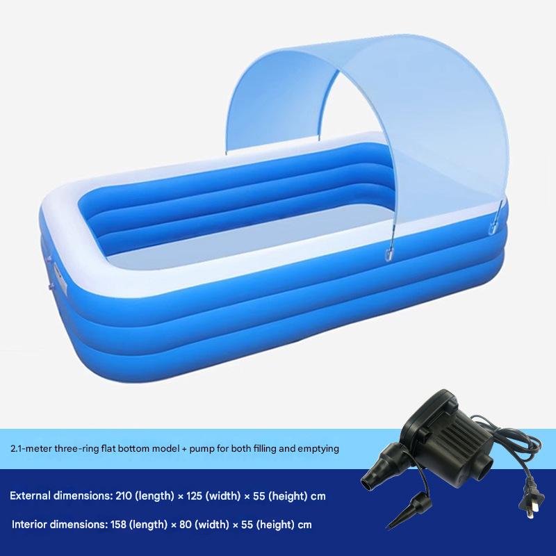 2.1m-3-layer with electric pump and sunshade