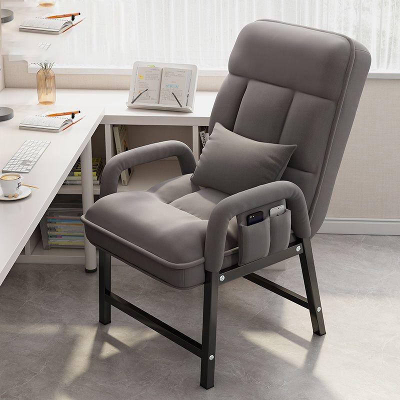 High-grade gray-single chair pillow