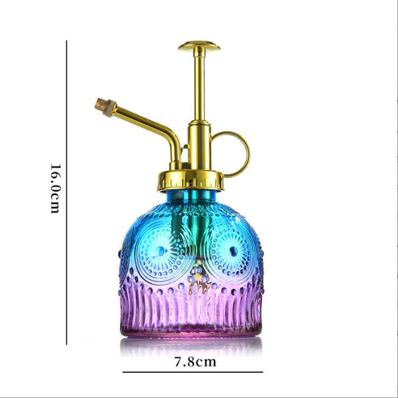 Blue purple   gold electroplated nozzle