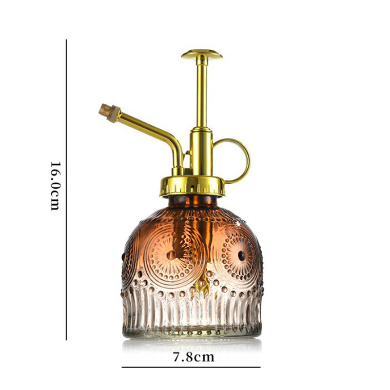 Gradient brown   gold electroplated nozzle