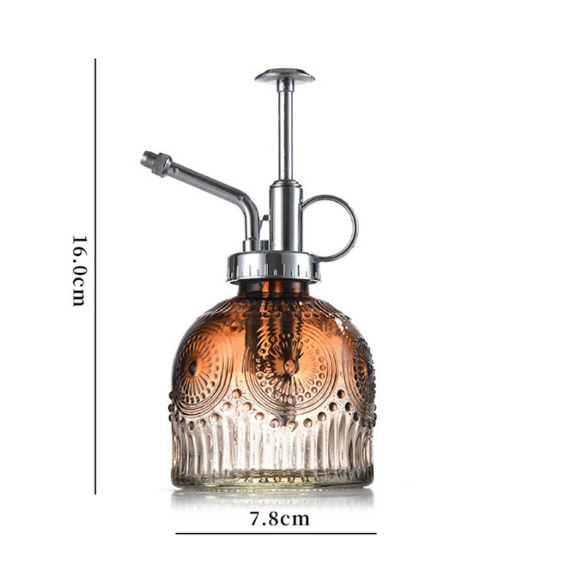 Gradient brown   silver electroplated nozzle