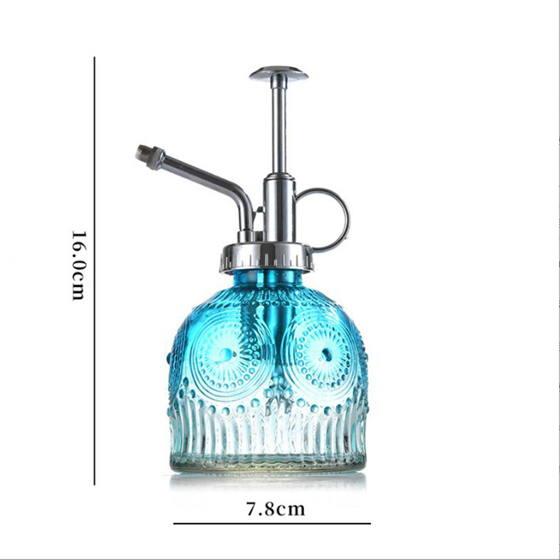 Gradient blue   silver electroplated nozzle