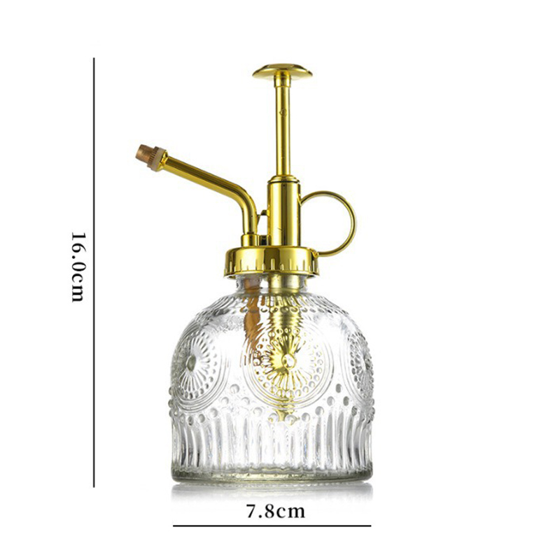 Transparent   gold electroplated nozzle