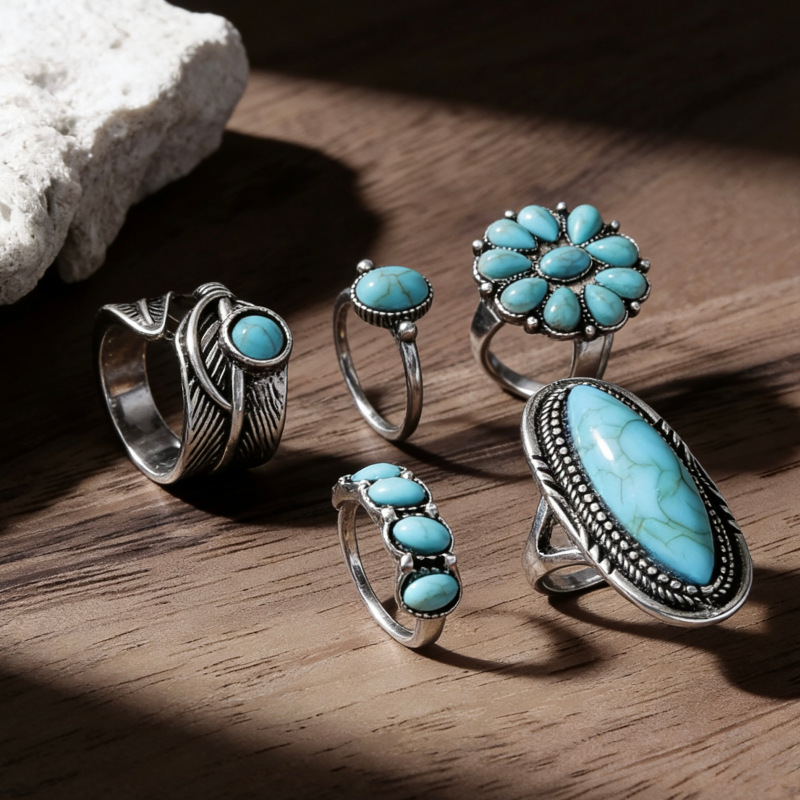 6:01 5-piece set blue