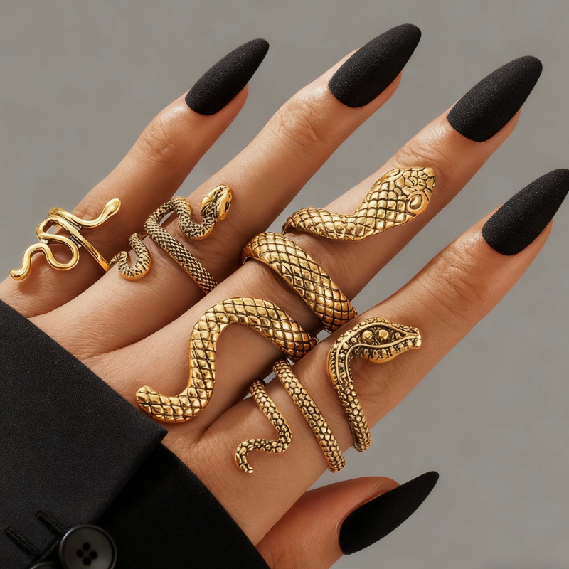 16:Ancient gold snake 4-piece set