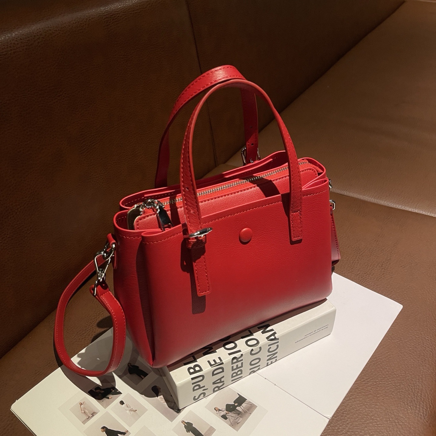 Bright red