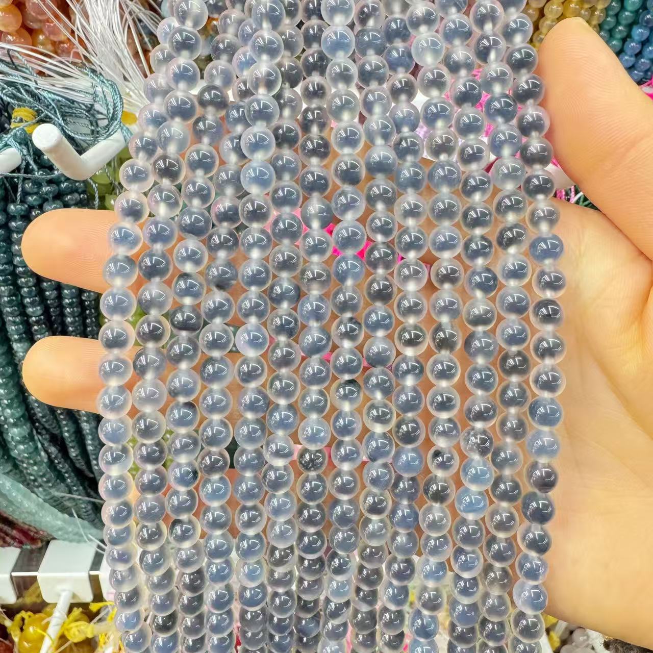 2:Light gray sugar heart agate