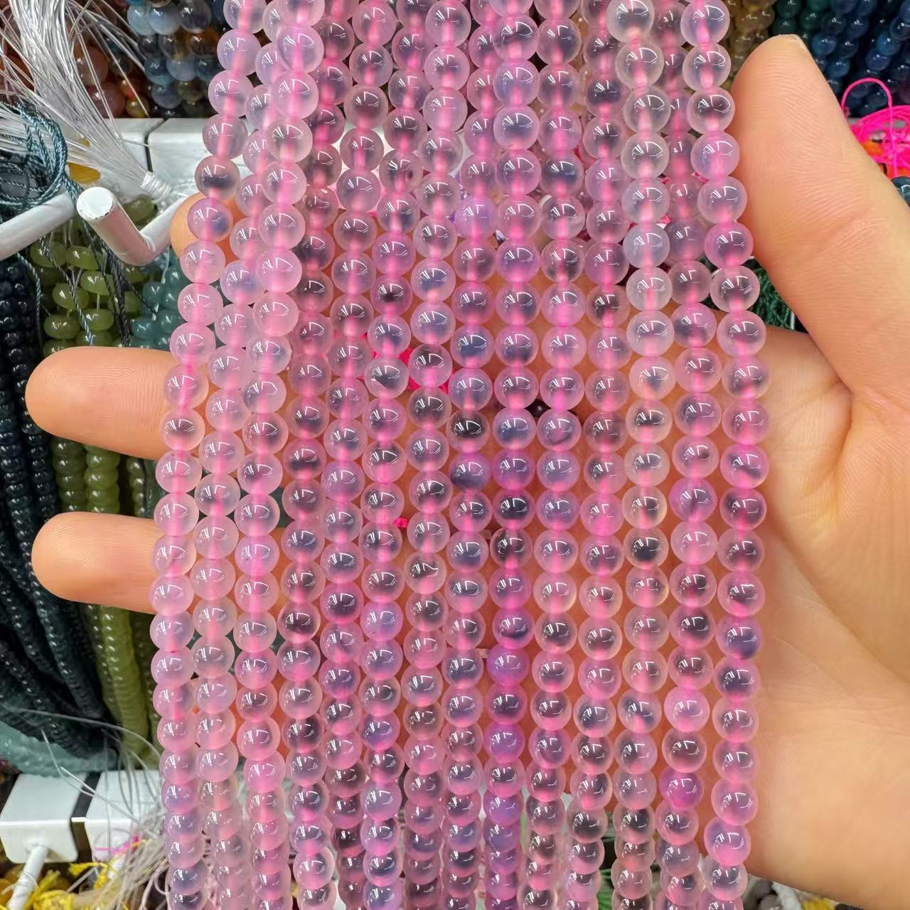 3:Pink sugar heart agate