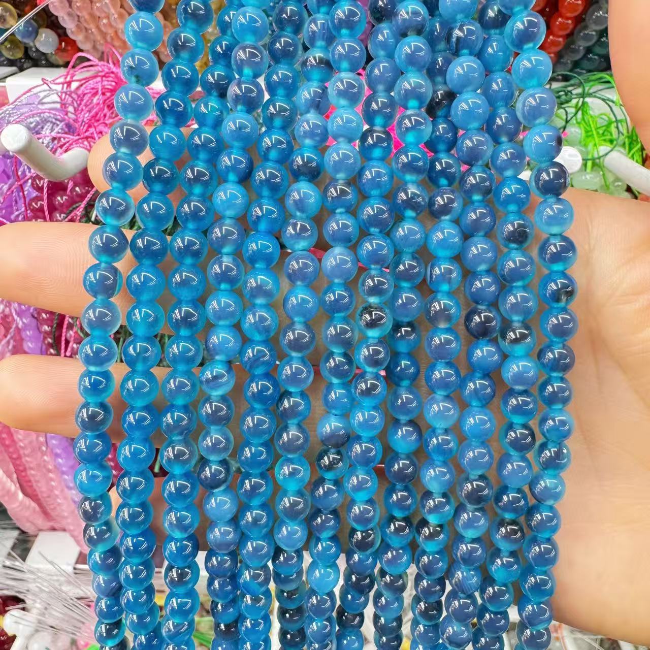 5:Blue sugar heart agate