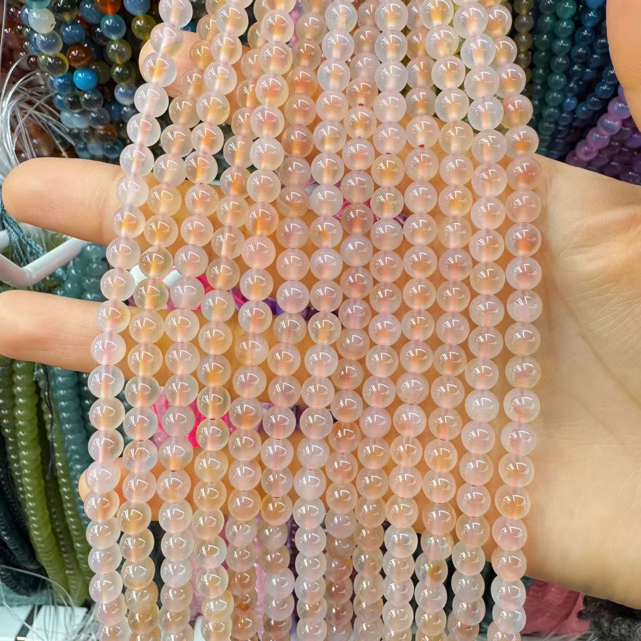 7:Orange sugar heart agate