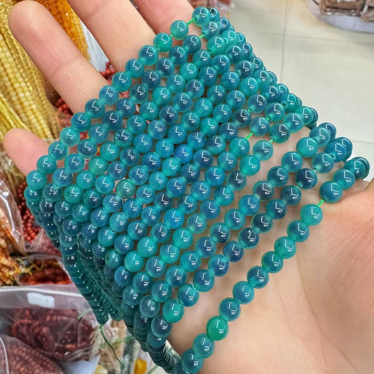 8:Green sugar heart agate