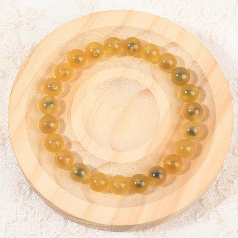 3:Sugar heart light yellow agate