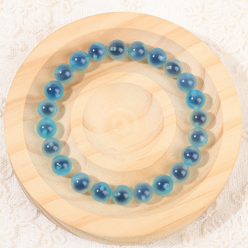 7:Sugar heart light blue agate