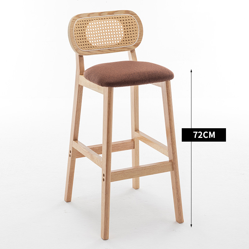 wooden frame coffee linen cushion