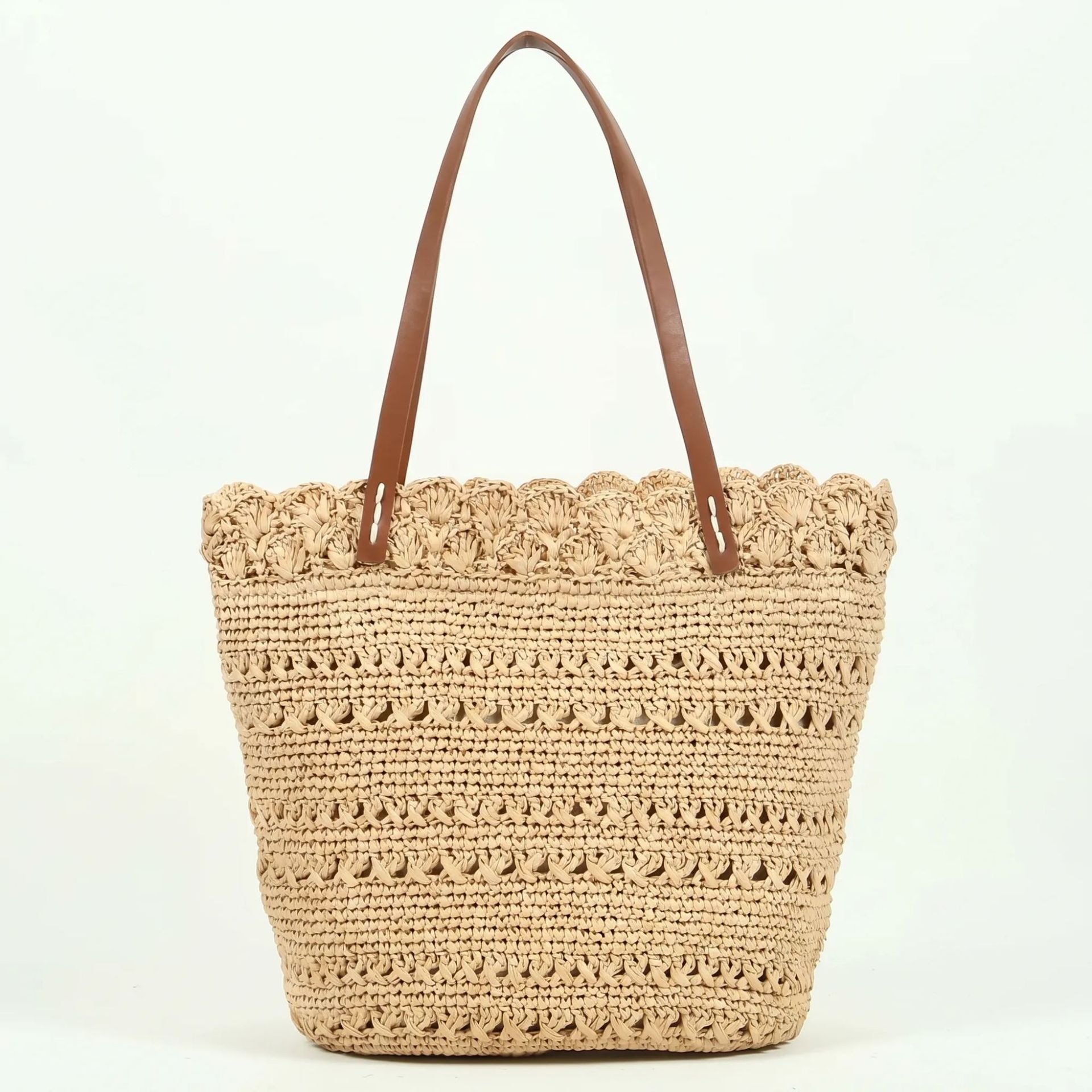 Light brown color (hand-stitched handle)