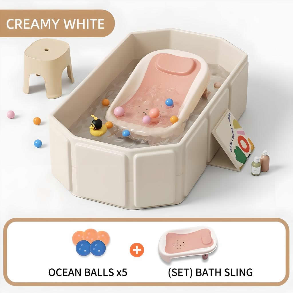 creamy white