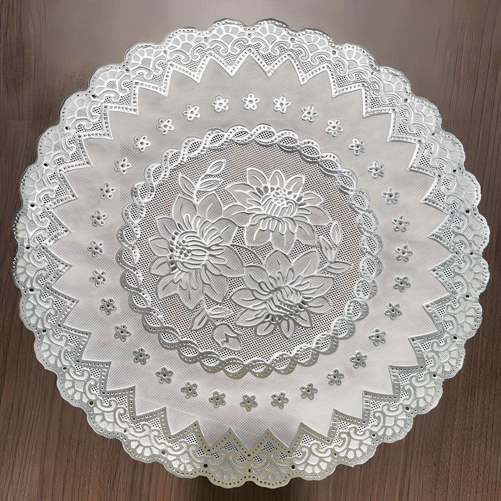 Lotus silver round