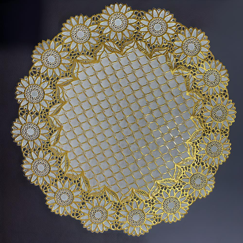 Sunflower golden round