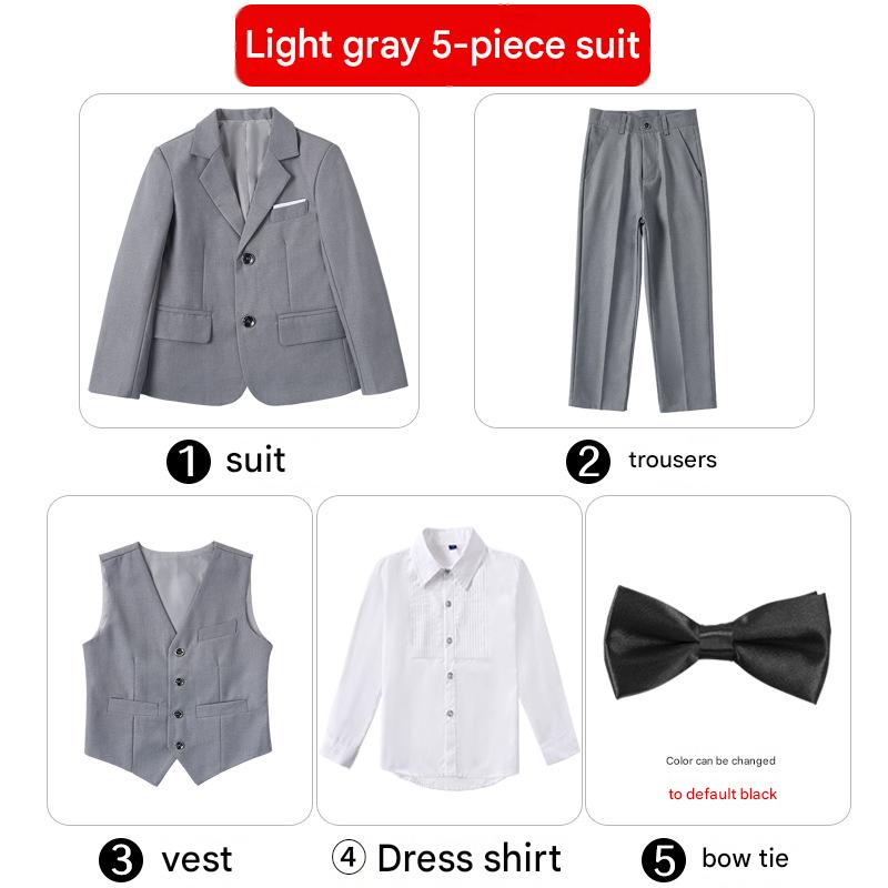light gray [suit five piece]]