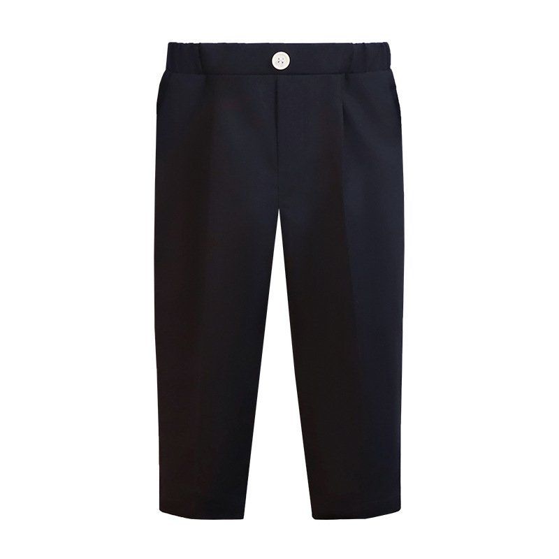 Navy blue trousers