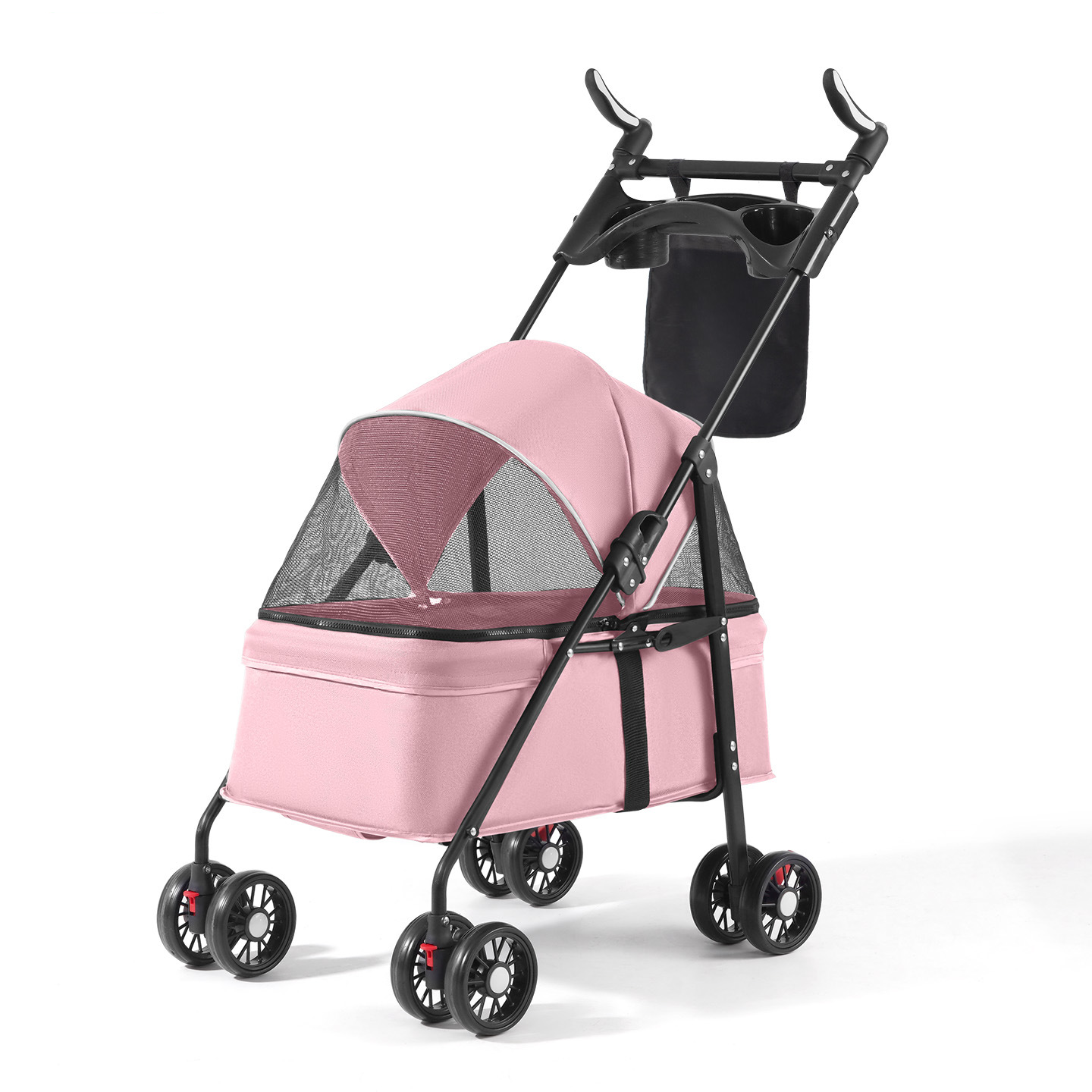 008-pink-including dinner plate-Diaper bag