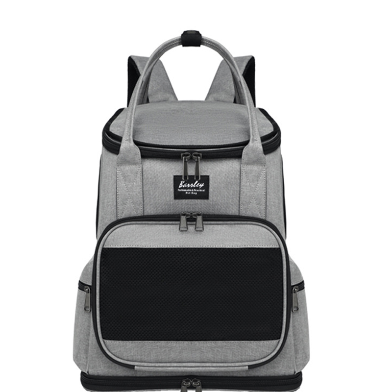 Gray backpack