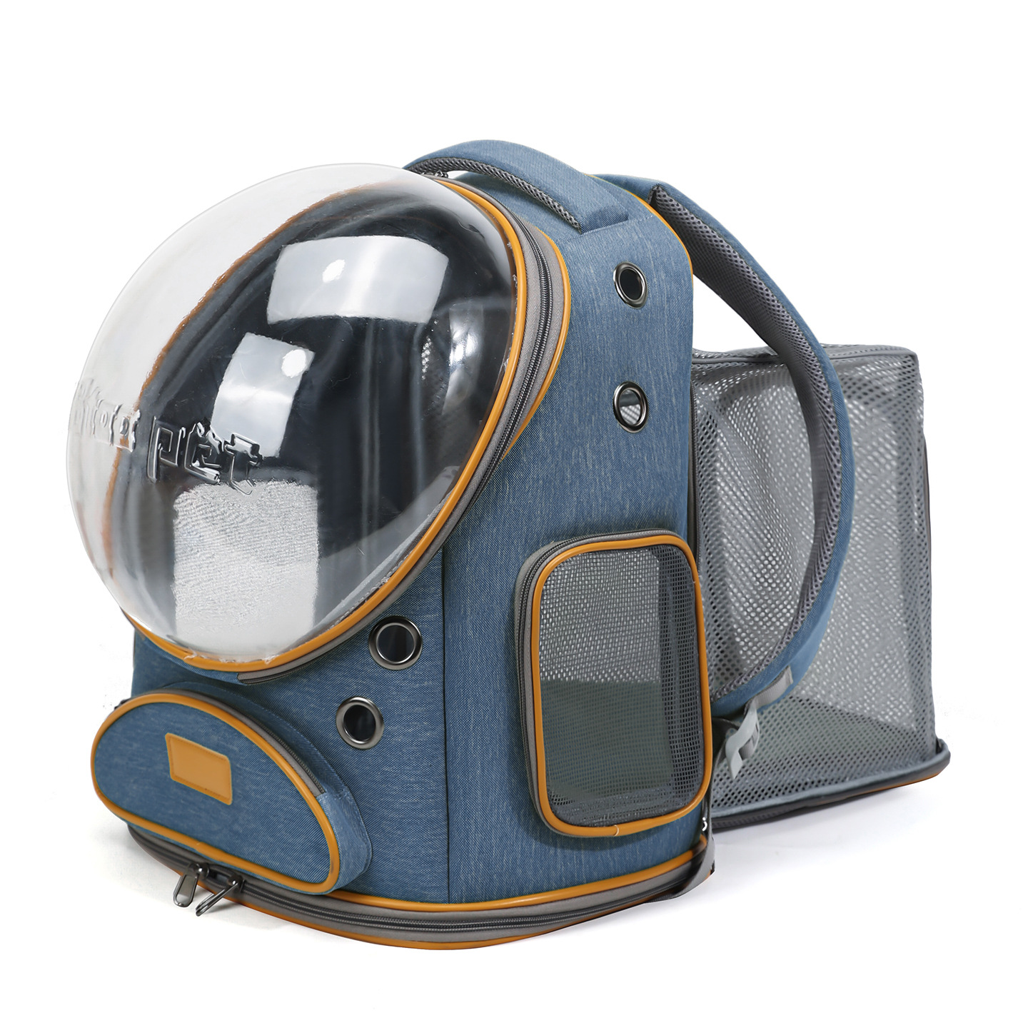 expandable denim blue