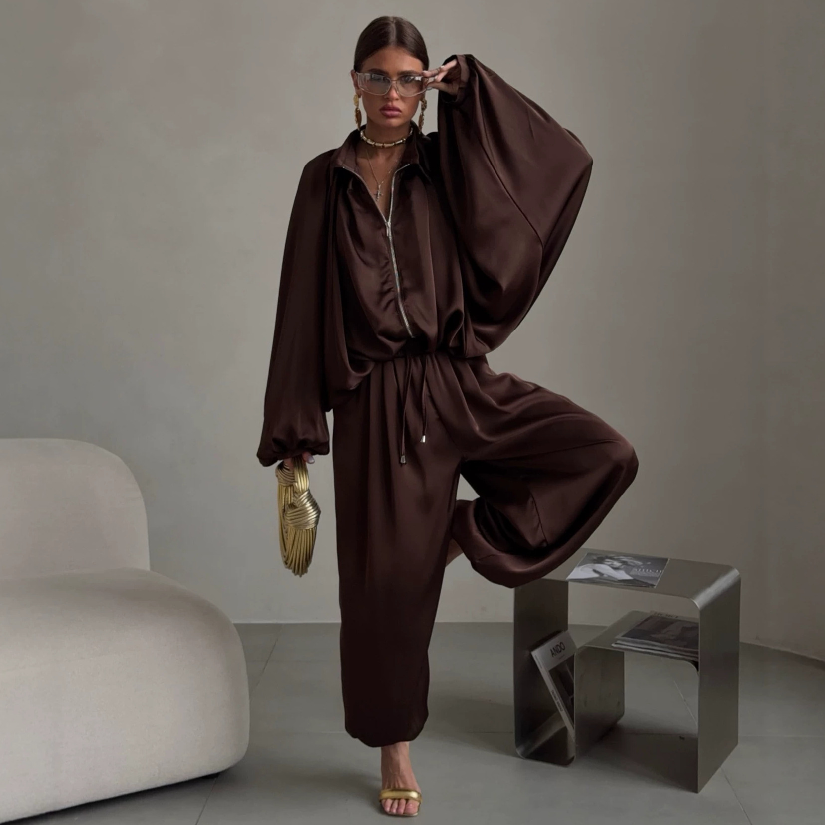 brown