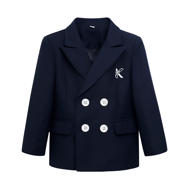 Navy blue single jacket
