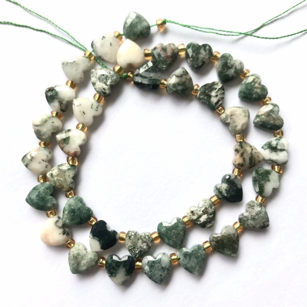 Dendritic Agate 8mm/38pcs