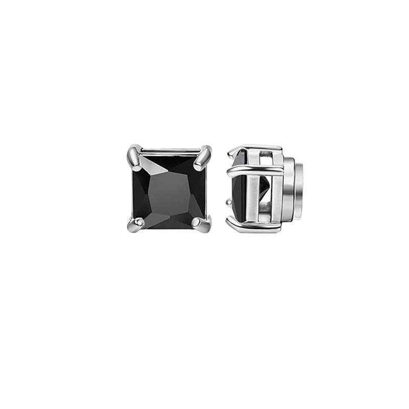 4:Silver formula black zirconium 1 pair