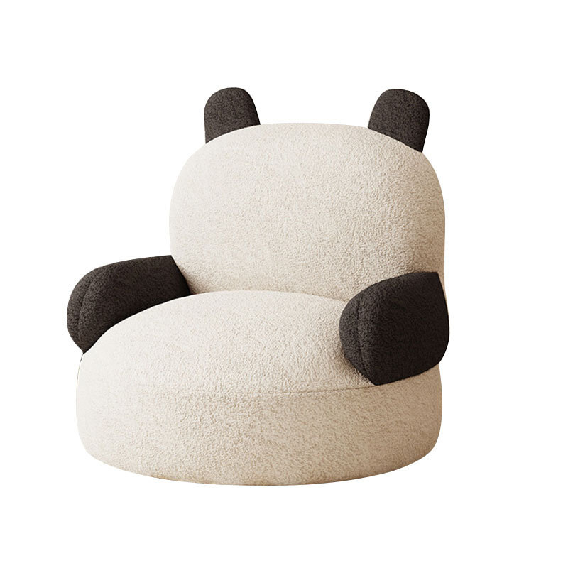 [bear sofa chair] black and white