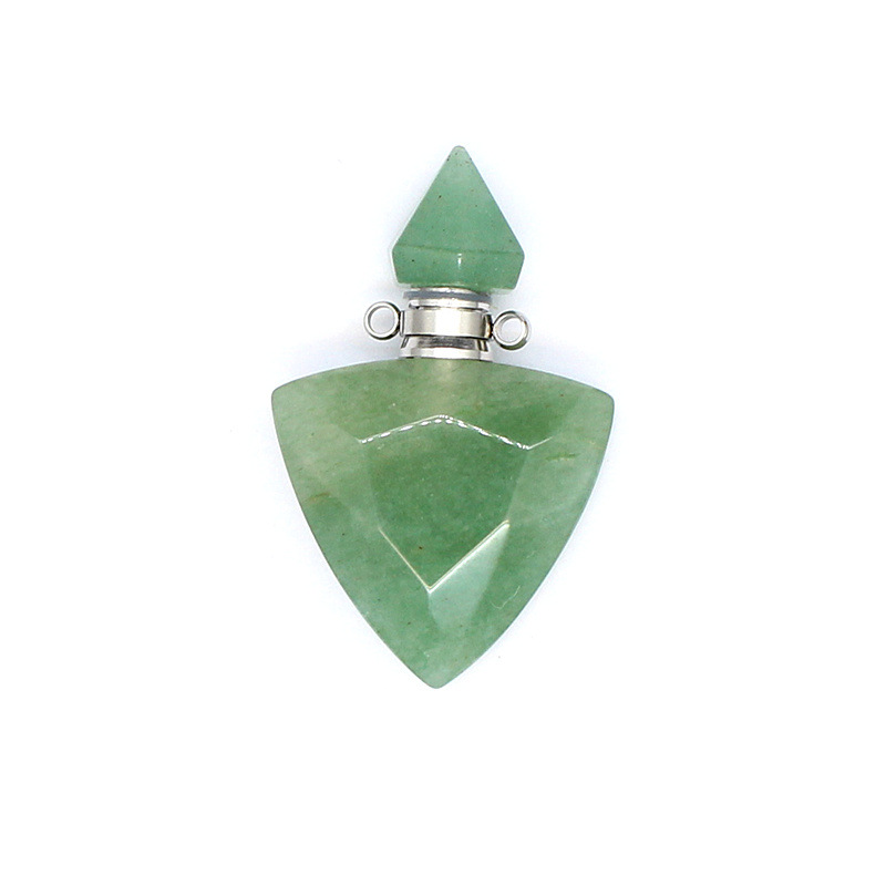 7:Green Aventurine silver