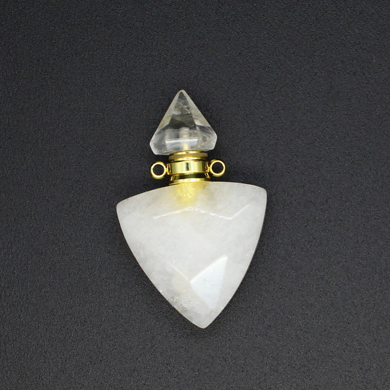 14:Clear Quartz gold