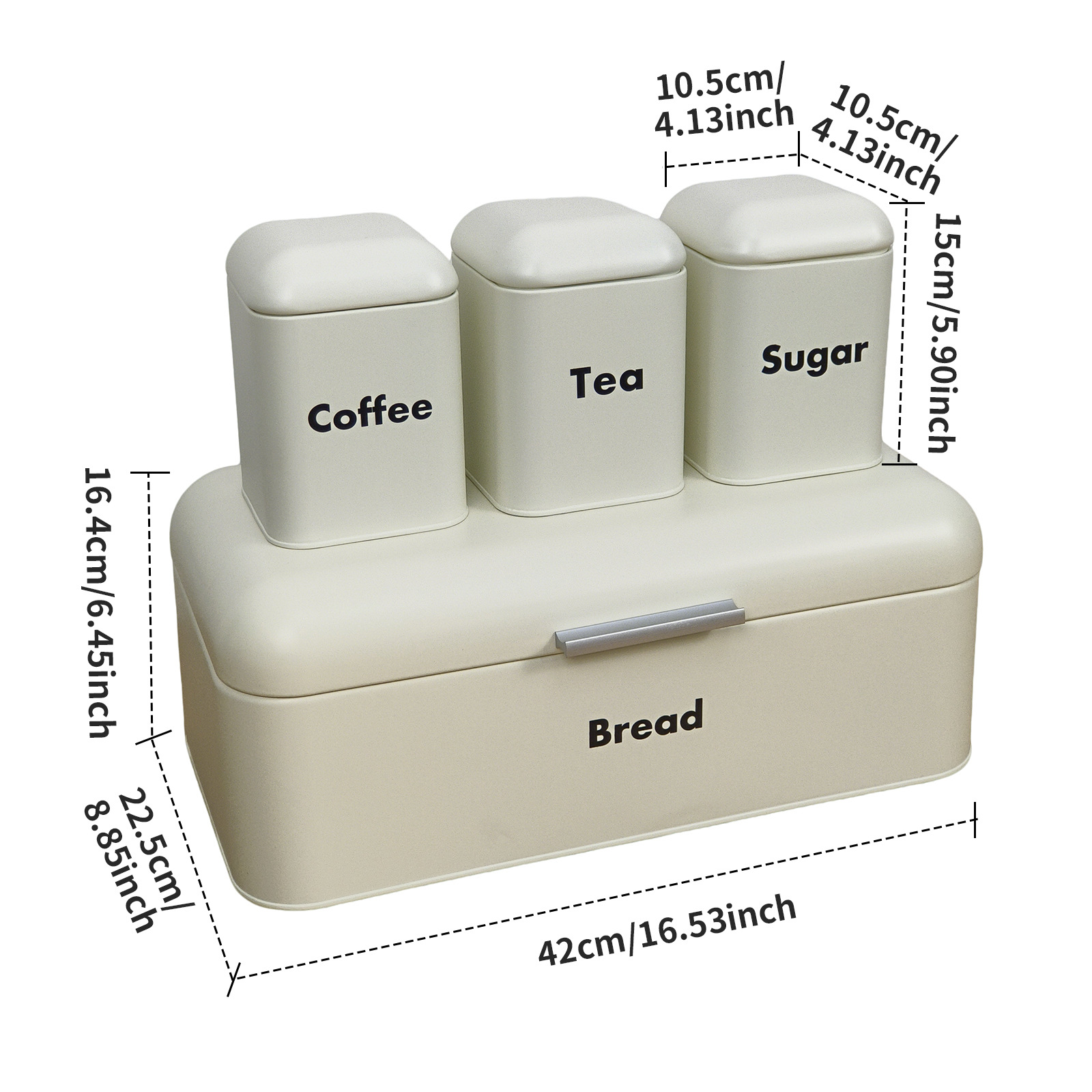 Milky white (1 large 3 small)
