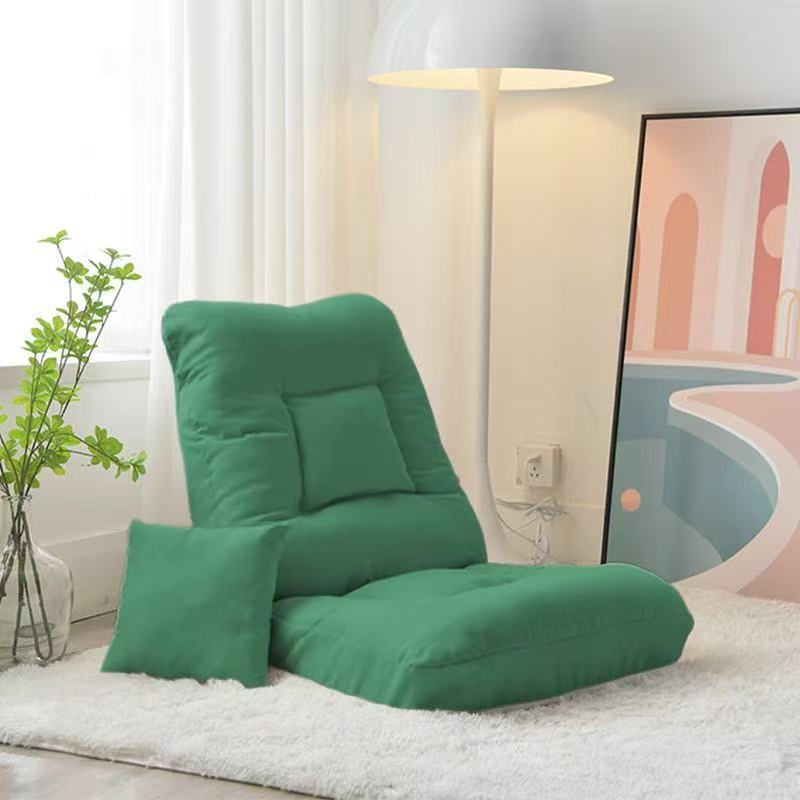 Dark green with pillow