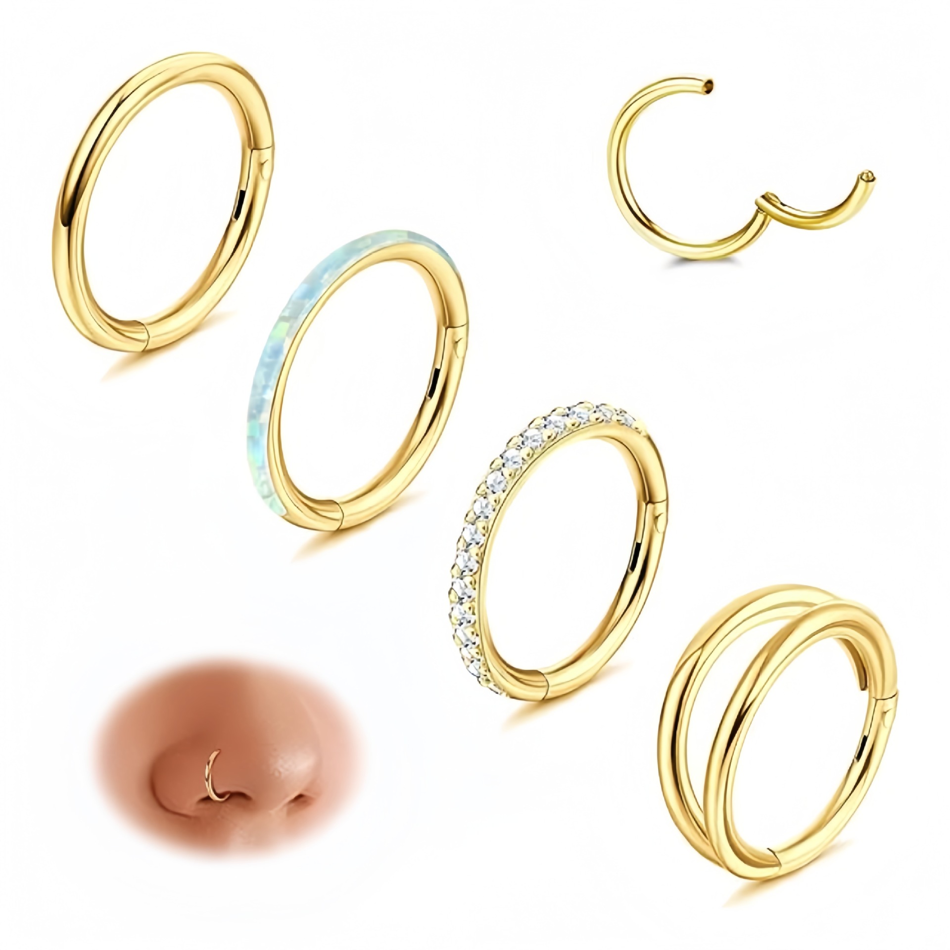 Gold 1.0*8MM