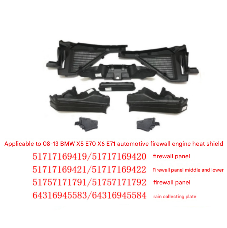 Heat Shield Full Set for BMW X5 E70 X6 E71